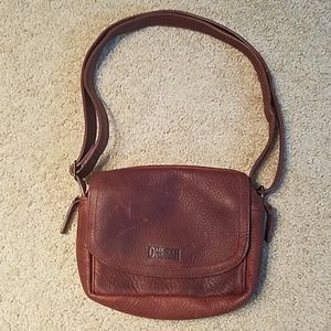 Duluth brown leather cross body